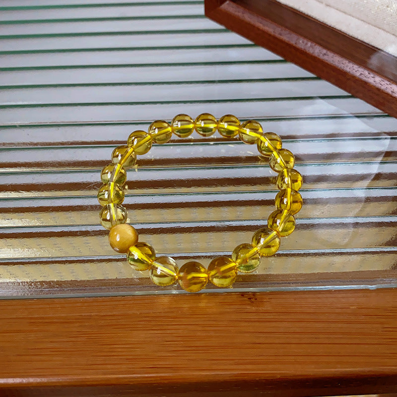 Citrine Gemstone Bracelet – Good Luck Charm for Prosperity & Happiness