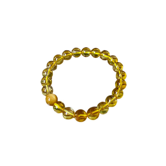 Citrine Gemstone Bracelet – Good Luck Charm for Prosperity & Happiness